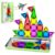 Mini Magnetic Tiles 50PCS Travel Magnetic Building Blocks for Kids Ages 3+
