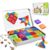 Mini Magnetic Tiles 70PCS – Travel Building Blocks Set for Kids, Portable STEM Toy with Storage Bag, Strong Magnets for Home, Car & Classroom Play