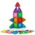 Mini Magnetic Tiles for Kids, Travel Friendly Magnetic Building Blocks for Toddlers, Portable STEM Educational Toys, Small Magnet Tiles Construction Set,Montessori Sensory Toys Gift Set-36Pcs