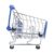 Mini Shopping Cart Blue Exquisite Appearance Utility Cart for Kids Home