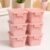 Mini Storage Bins with Lids, Pink, 6 Pack