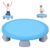Mini Trampoline for Kids Aged 6+, 25 Inch Round Bounce Board with Non-Slip Base, Sensory Balance Training Equipment, Sturdy Indoor Outdoor Toddler Jump Toy Sky Blue