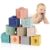 Mini Tudou Baby Blocks Toys, Soft Building Blocks for Babies 6-12 Months