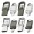 Mini USB Flash Drive 16GB x 8-Pack, USB C & USB A Dual Drive USB Stick, Thumb Drive with Swivel Cover, External Storage Memory Stick for iPhone 17/16/15, Android, Computers, iPad and More