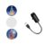 Mini USB Powered Moon Star Projector Night Light, Adjustable Gooseneck Space Projection Lamp, Interchangeable Nebula Planet Slides, Starry Sky Ambience Light, Creative Room Decor