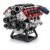 Mini V8 Engine Model Kit that Runs with Display Stand DIY