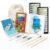 Mini Watercolor Paint Set, Walnut Wood Mini Paint Palette, 24-Colors Pocket watercolor set with Paint Brushes, Sketchbooks & Drawstring Bag, Ideal Paint Kit for Artists & Beginners