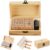 Mini Wooden Letter Stamps Set with Black Ink Pad, Number & Alphabet Stamps for Clay Card Making in Wooden Box