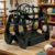 Mini Wool Spinning Wheel, 800 RPM, 12.0mm Hole Diameter, 3 x 8oz Spools, Forward and Reverse Rotation, for Wool, Silk, Fibers, Black