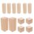 minkissy 12pcs Unfinished Basswood Carving Wooden Blocks Cubes for Woodcrafts, Free of Burrs and Cracks, Easy to Trim and Shape, for Painting and Parties, Suitable for Beginners and Experts