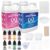 Minlebao Crystal Clear Epoxy Resin Kit 32oz, High Gloss Bubble-Free Coating & Casting for DIY Art, Jewelry Making, River Tables – 1:1 Ratio with Measuring, Silicone Mold and Usage Tools​