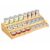 MINO ANT Expandable Can Rack Organizer for Pantry，3-Tier Bamboo Adjustable Can holder Holds Up to 24 Cans，pantry organizers and storage for Cabinet and Kicthen Countertop