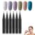 Mintiml Nail Polish Pen Set,3 in 1 Nail Paint, 6 Colors Gel Pens for Nails Art, Easy Polish Pen for DIY Manicure at Home (C Set)