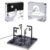 MIOYOOW DIY Traffic Light STEM Kit and Double-Sided PCB Light Painting Lamp Kit, Electronics Soldering Project for Teens and Students