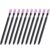 Mipcase 10pcs Double-Ended File Stick and Cuticle Pusher Nail Care Tool Set for Manicure and Pedicure Edge Cleaning and Buffing