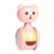 Mipcase Educational Sliding Tumbler, Pink Abs Plastic with Lovely Shape, Easy to Hold and Trains Finger Grasping Ability, Early Learning