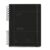 Miquelrius – 2025 Diary, Size 155 x 213 mm, Week to View Agenda, Lined Cardboard Cover, Sustainable Paper 100 g/m², Elastic Closure, Spanish, English and Portuguese, Black
