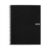 Miquel Rius M Original 6 Subject Notebook, Lined A4-11.7″ x 8.27″, 150 Sheets Heavyweight Paper, Subjects Separated by color, 4 Hole Punched, Micro-Perforated, Black Polypropylene Cover