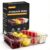 MiraFure 4 Pack Slim Fridge Organizer Bins, BPA Free Clear Refrigerator Storage Containers, Clear Pantry Organization & Cabinet Bins with Handles, Narrow Freezer Bin for Kitchen, Mini Fridge