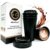 MiraFure Plastic Reusable Coffee Cups with Lids, 4 Pack