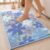 Miss Adola Floral Chenille Bathroom Rug 20×30 Inch, Soft Absorbent Bath Mat with Textured Rubber Backing, Machine Washable Quick Dry Microfiber Shower Rug for Tub, Sink, Laundry Room, Blue Floral