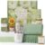 MITOJOSYEER Birthday Gift for Women,Get Well Soon – Relaxing Spa Gift Set, Thoughtful Self Care Basket for Mom, Wife, Girlfriend and Friends (Green)