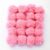 MIUPOO Craft Pom Pom Balls,Pink Poms Costume Accessory, Pom pom Balls for Arts and DIY Creative Crafts Decorations,Pink,1.5 Inches,20 Pieces.