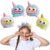 MIUPOO Fluffy Pom Poms Hair Clips,Crazy Hair Day Accessories for Girls,Quirky Little Monster Barrettes,Plush Duckbill Hairpins Hair Barrettes,Party Modeling Hair Accessories,Color Ice Cream Devil.
