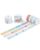 Mixed Photo Label, 520B Mini Label Tape Self-Adhesive Label 14mmx40mm (0.55”x1.57”), Compatible with CLABEL 520B Label Maker,110 Labels/Roll, 5 Rolls