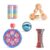 MIZPLAY 3D Printed Stress Relief Toy, Anxious Fidget Toys for Adults and Teens, Focus & Relaxing Desk Toy, Portable Pocket Size for Office, School, Travel (5pcs)