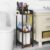MJIMKE 3 Tier Storage Shelves Bathroom Organizer with Toilet Paper Holder