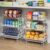 MJIMKE 3 Tire Rolling Pantry Organizers and Storage Cart on Wheels
