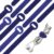 MJIYA Reusable Cord Organizer Keeper Holder, Fastening Cable Ties Straps for Earbud Headphones Phones Electronics Electrical Computer PC Wire wrap Management (10x150mm, Small, Blue)