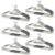 MLKJHHI 60 Pack Heavy Duty Plastic Hangers, Non Slip Clothes Hangers with Rubber Pads and 360° Hook – Thin Space Saving Hanger, Closet Organizer for Shirt, Pants, Suit, Skirt,Coat – Gray