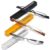 MMOWW Small Reading Glasses Men Women 3 Pairs Slim Pocket Readers with Pen Clip Metal Case Spring Hinge 1.0
