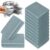 Mobestech 12 Pcs Kneaded Art Erasers Moldable Plasticine Erasers for Drawing and Sketching, Blue Color, Precise Erasing and Leaves No Debris, for Artists and Office Work