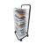 Mobile Art Drying Rack with Locking Casters – Rolling Art Cart for School & Studio Nization 25-Layer Single-Sided Design Perfect for Artists & Craft Projects