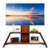 Mobile Floor TV Stand for 60 to 100 Inch Screens Height Adjustable