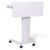 Mobile Metal Lectern with Wheels Adjustable Height for Presentations