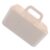 MOBUTOFU Plastic Caddy Organizer with Handle for Study Area and Workspace, Divided Sections and Compartmentalized Storage Box for Students, Sturdy and Practical Plastic Storage