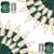 Mocalido 2 Pack Battery Operated String Lights with Remote, 16.5Ft 50LED Christmas Lights, Fairy Lights Dark Green Wire for Outdoor Indoor Garden Party Garlands Xmas Tree Decor