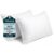 Mocassi Solid Bed Pillows Set of 2 Soft Cotton Cover with Cooling Gel Down Alternative Fill – Breathable Hotel-Style Support for Side, Back and Stomach Sleepers, King, White