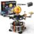 MOCBURIKU Solar System Building Set, Rotatable Space Toys for Kids, 1282Pcs