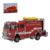 MOC Off-Road Fire Truck Building Block Set Emergency Vehicle (734 PCS)