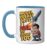 Model Rocket Pilot Launch for Science Hobbyists Ceramic Mug, Blue/White, 11oz