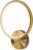 Modern Brass Wall Sconce Circular Acrylic Wall Light Dimmable 3 Color Temperature Gold Minimalist Luxury Fixture Ambient Lighting for Bedroom Living Room Hallway Entryway Home Use