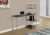 Modern Computer Desk, Home Office, Laptop, Storage Shelves, 48″ l, Work