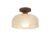 Modern Wood Flush Mount Ceiling Light, Nordic Semi Flush Mount Fixture, Japanese Style Solid Wood Lighting for Hallway, Entrance, Cloakroom, E26/E27 Base Ceiling Lamp
