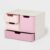 Modular Storage Drawer Set in Pink for Organized Spaces