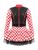 Moily Girls Race Car Driver Dress – Sequins Checkerboard Costume for Halloween Black 6